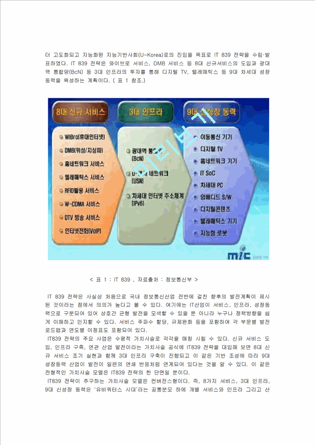 U-Korea 신(新)성장 엔진 IT-839 프로젝트   (4 )